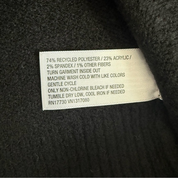 A New Day Black “Bonjour!”Sweater, Size L - Picture 4 of 7